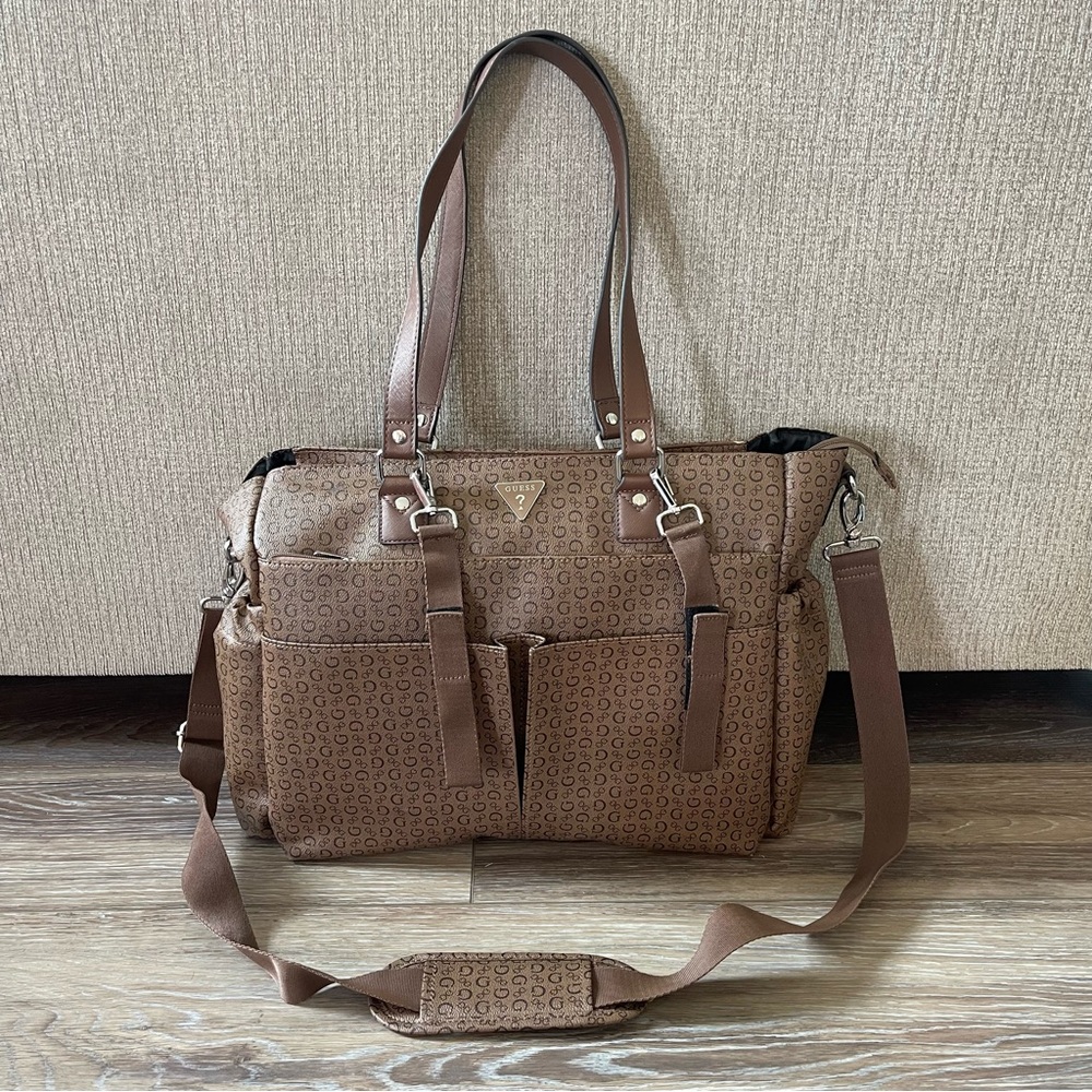Guess Leather Diaper Bag